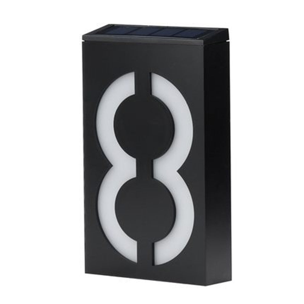 Solar LED Light House Address Number - Byloh