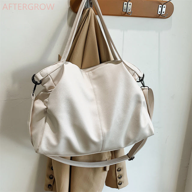 Soft Leather Shoulder Bag - Byloh