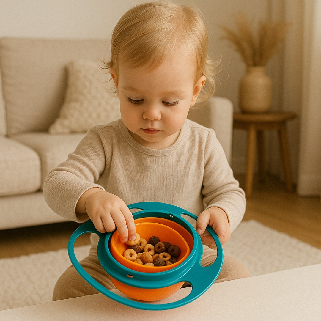 Anti-Spill Gyroscopic Bowl for Baby