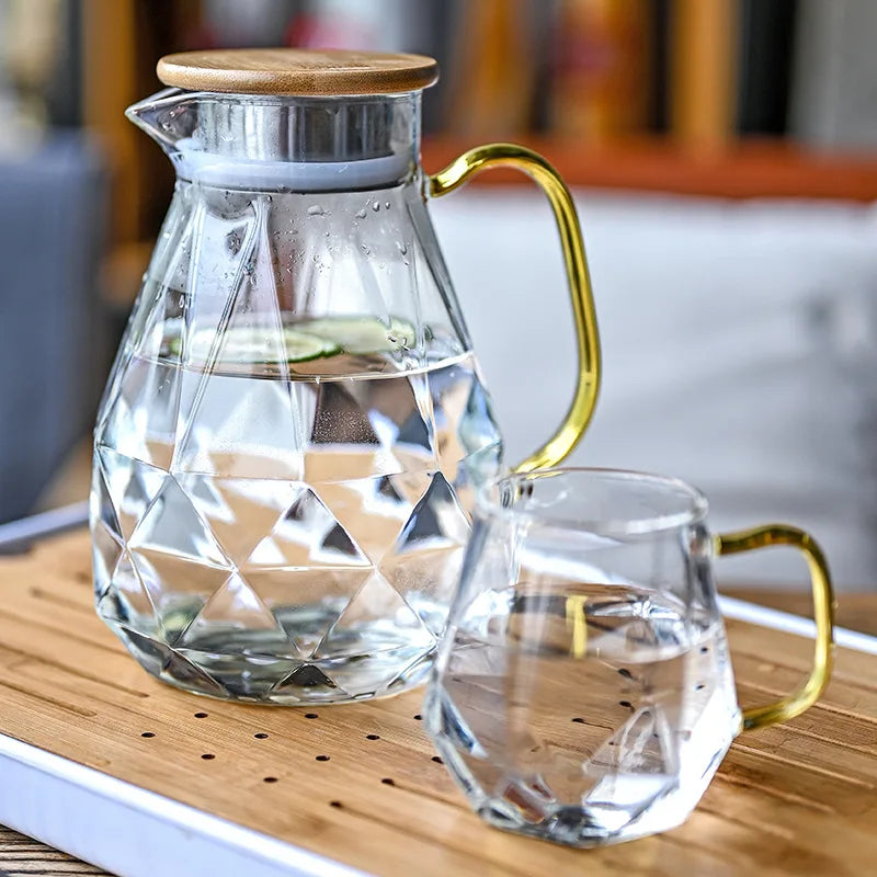 Diamond Hot Cold Water Jug Set