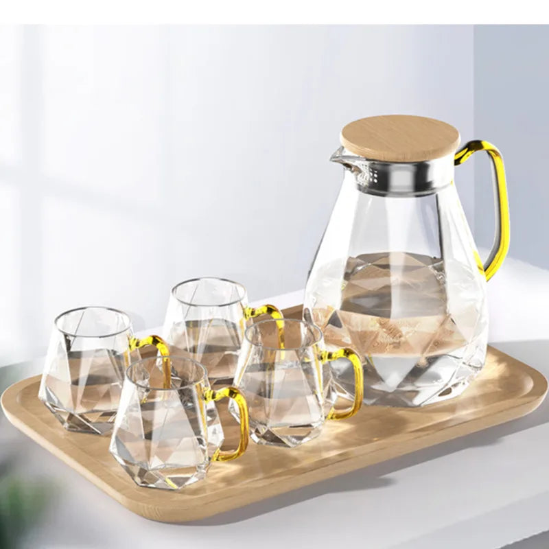 Diamond Hot Cold Water Jug Set