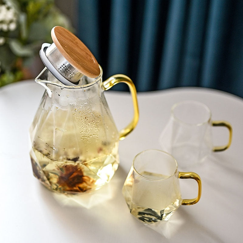 Diamond Hot Cold Water Jug Set