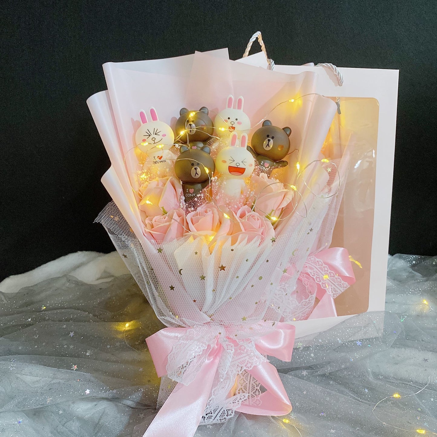 Hello Kitty Bouquet With Led Light