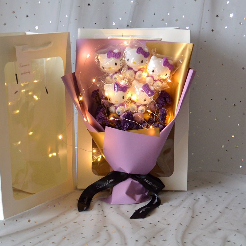 Hello Kitty Bouquet With Led Light