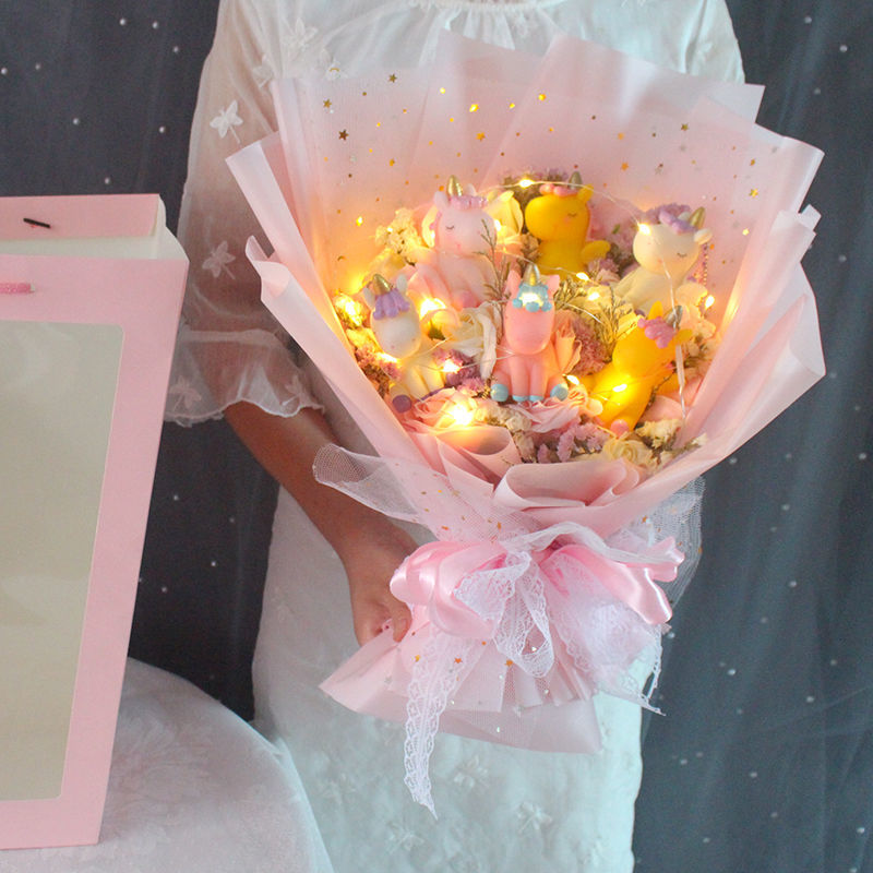 Hello Kitty Bouquet With Led Light