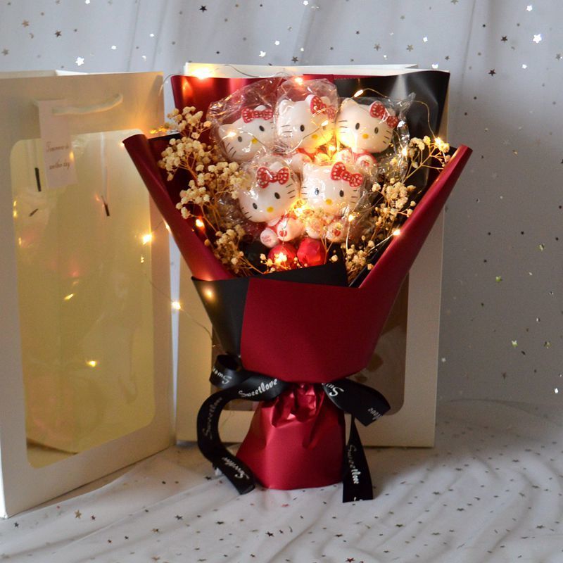 Hello Kitty Bouquet With Led Light