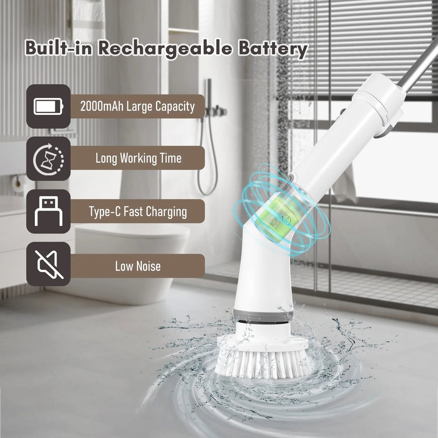 Byloh™ Electric Spin Fast Scrubber