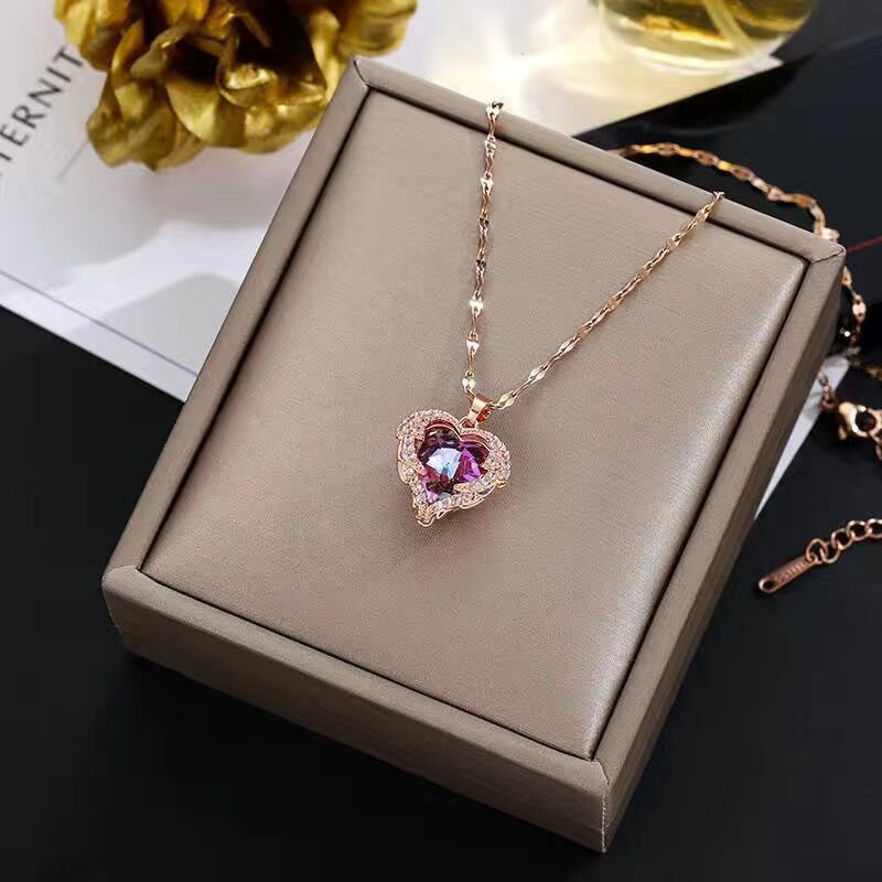 Aby Luxury Crystal Ocean Heart - Byloh