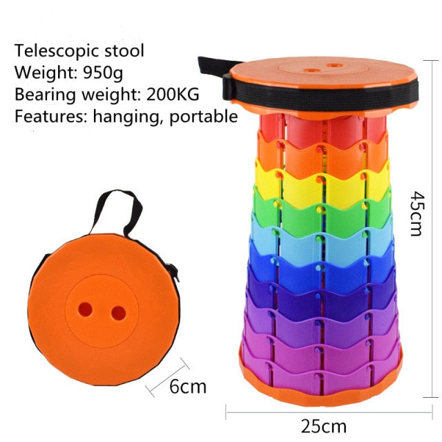 Retractable Folding Stool - Byloh