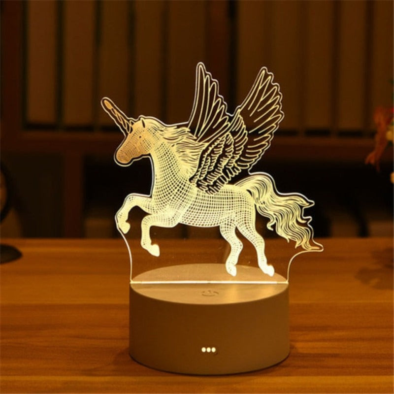 3D Acrylic Lamp Decor - Byloh