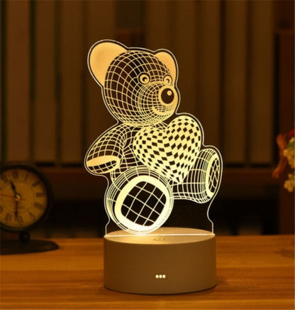 3D Acrylic Lamp Decor - Byloh