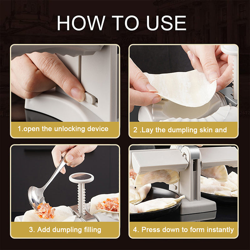 Double Head Automatic Dumplings Mold - Byloh