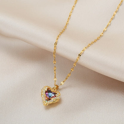 Aby Luxury Crystal Ocean Heart - Byloh