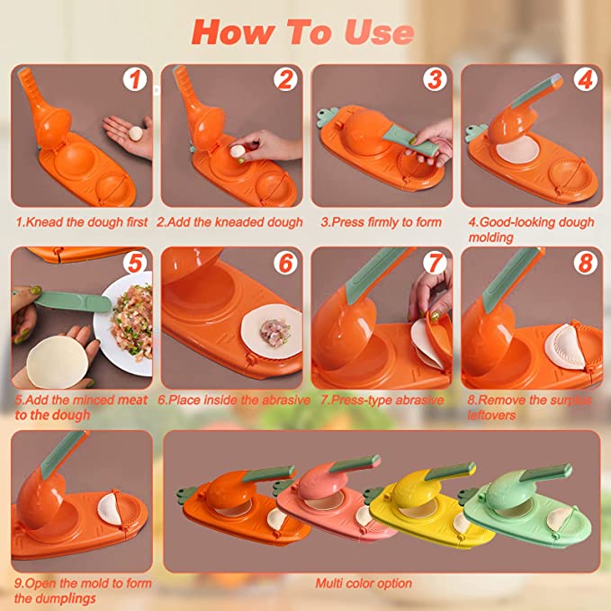 New Dumpling Mold Pressure 2 in 1 - Byloh