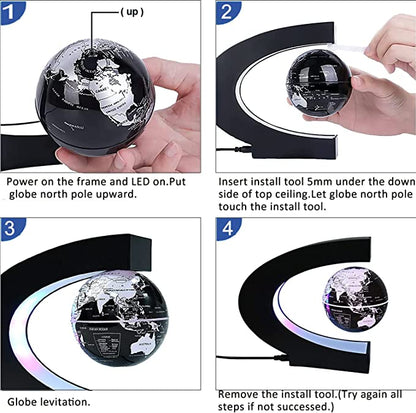 Magical Magnetic Levitation Globe - Byloh