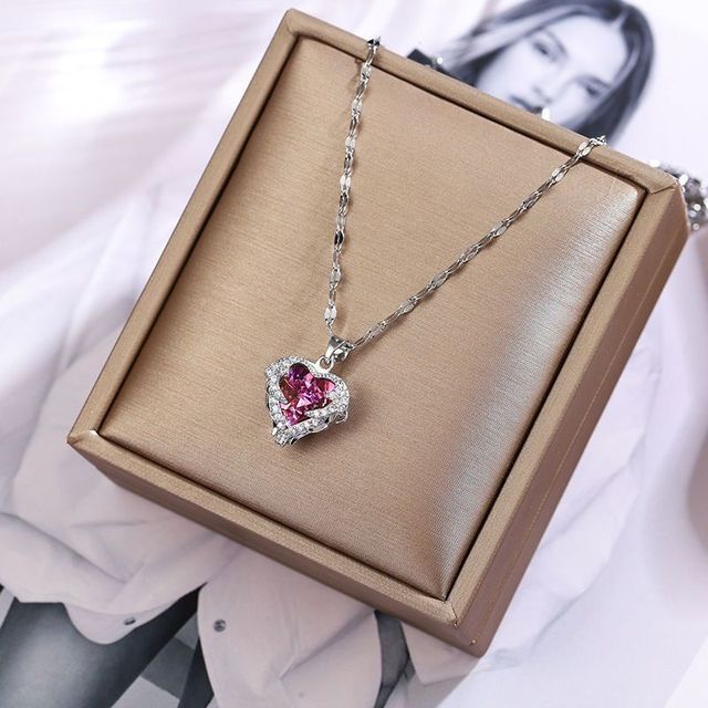 Aby Luxury Crystal Ocean Heart - Byloh