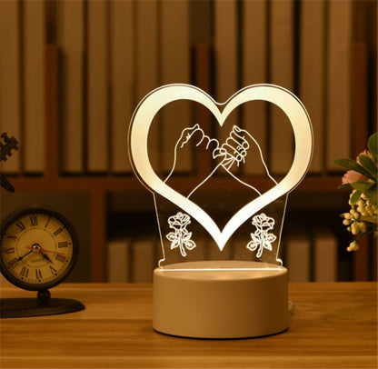 3D Acrylic Lamp Decor - Byloh
