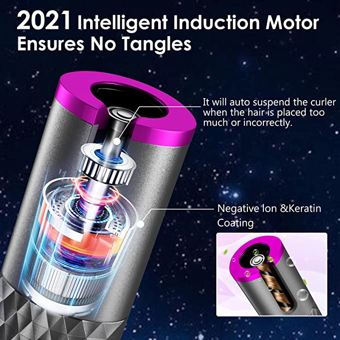 WIRELESS AUTOMATIC CURLING IRON - Byloh