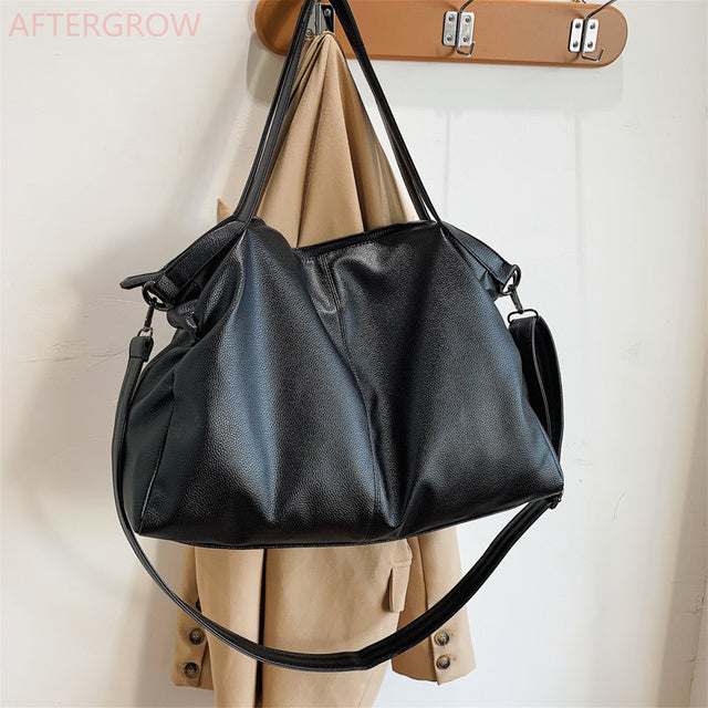 Soft Leather Shoulder Bag - Byloh