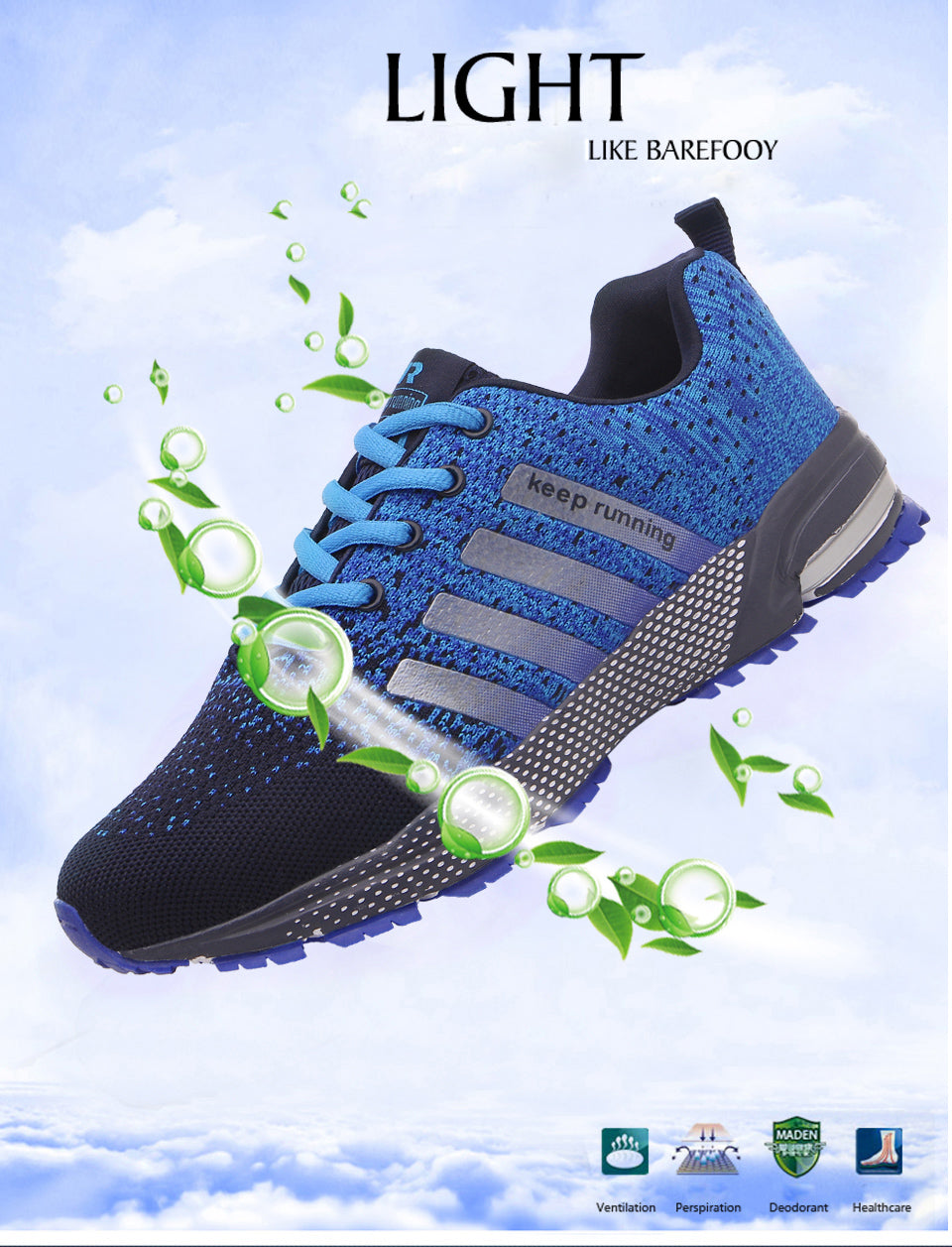 Aby New Breathable Sneakers - Byloh