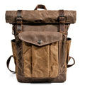 Byloh Canvas Leather Travel Backpack - Byloh