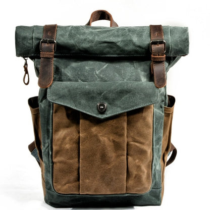 Byloh Canvas Leather Travel Backpack - Byloh