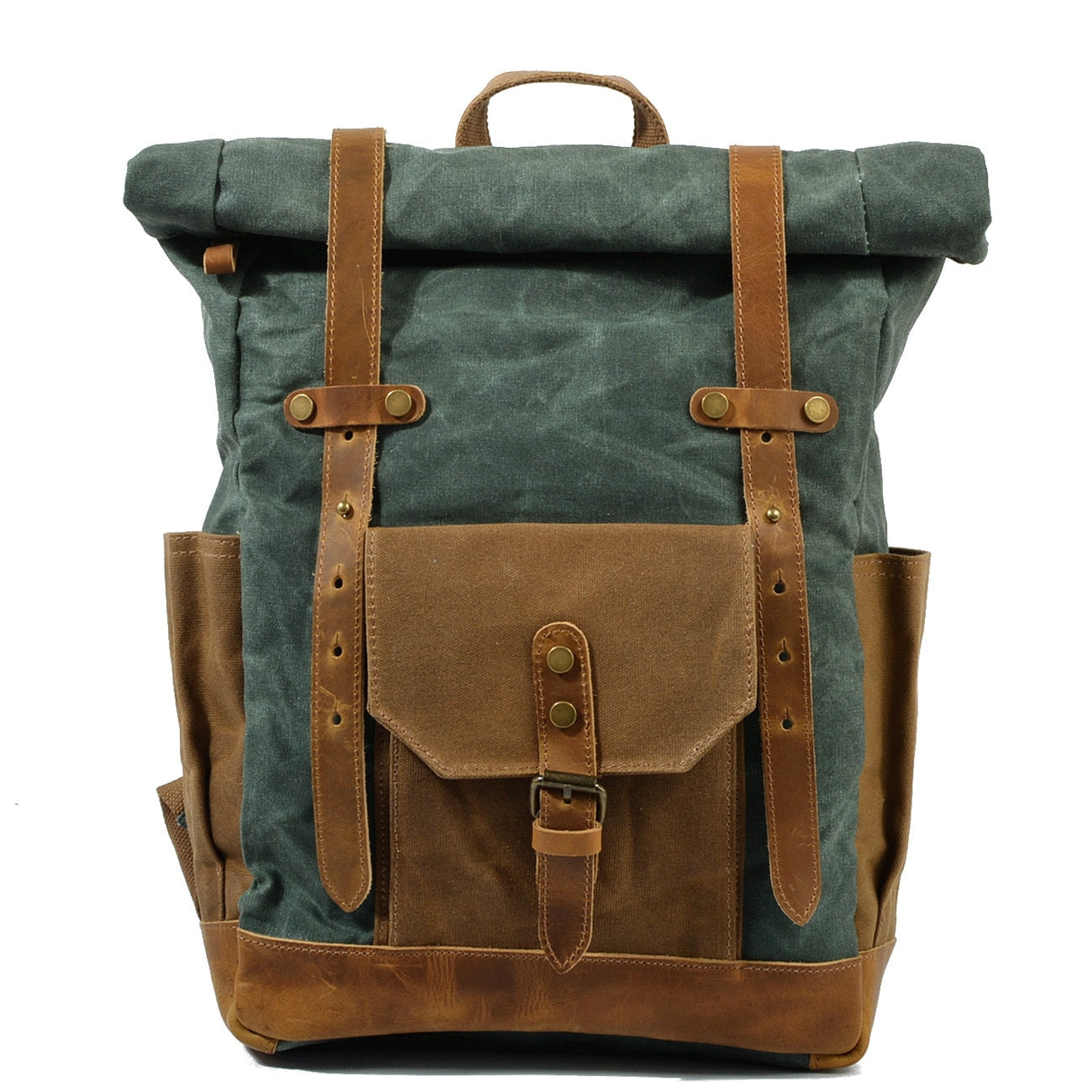 Byloh Canvas Leather Travel Backpack - Byloh