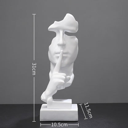 Silence Is Gold 3D Sculpture - Byloh