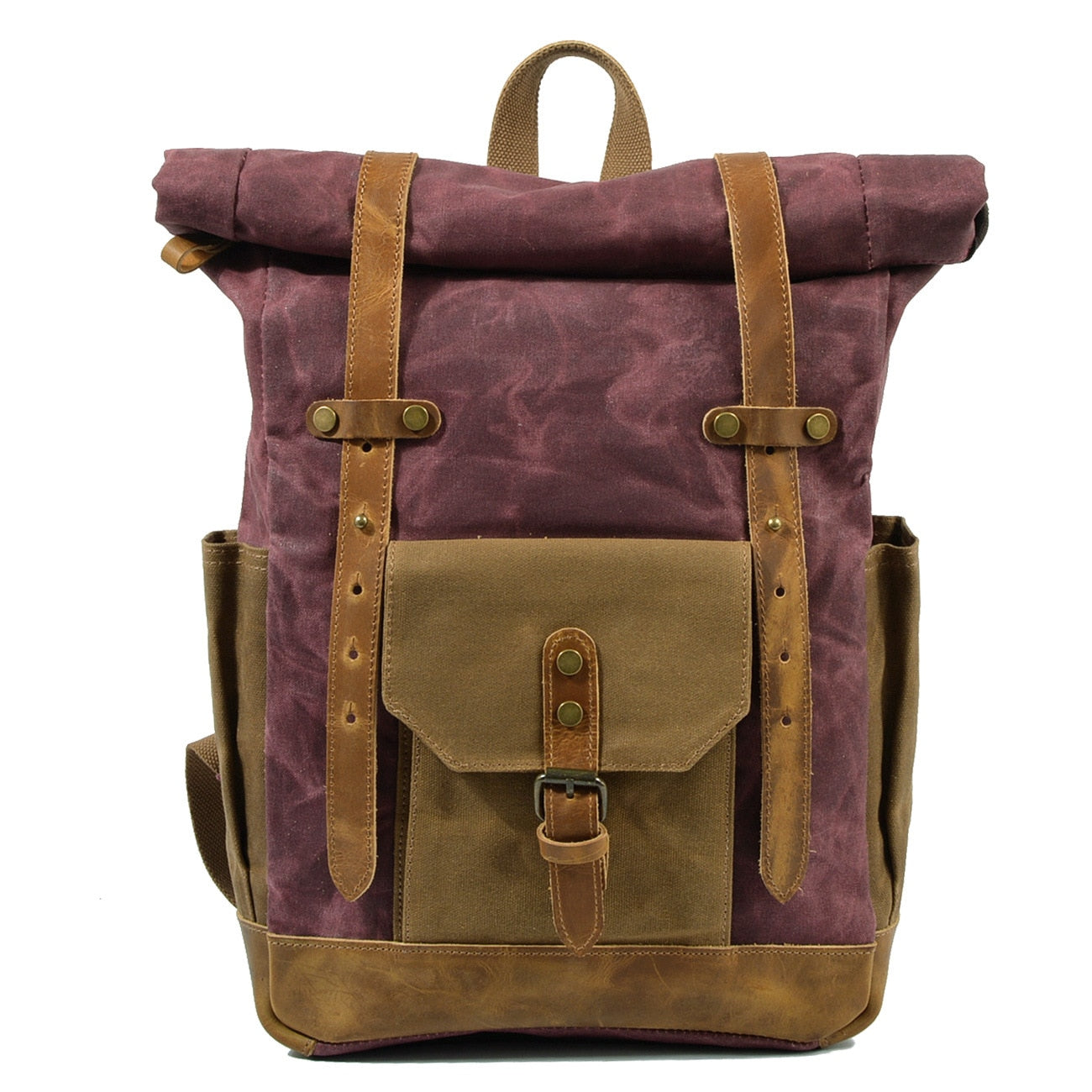 Byloh Canvas Leather Travel Backpack - Byloh