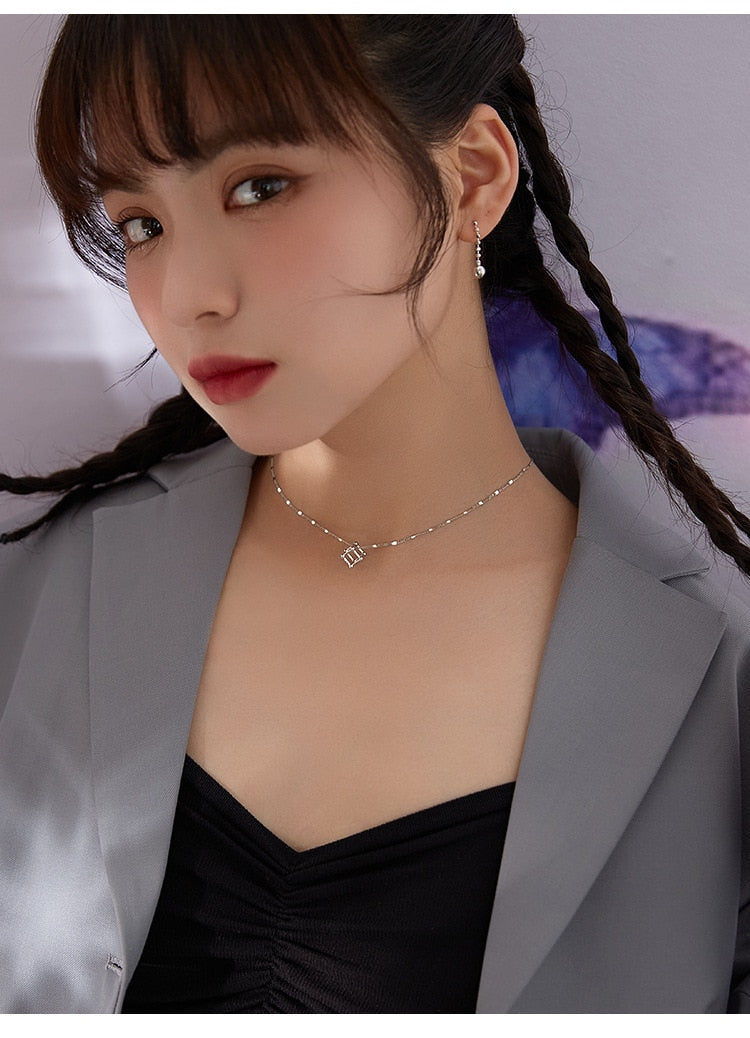 Classic Geometric Cube Pendant - Byloh