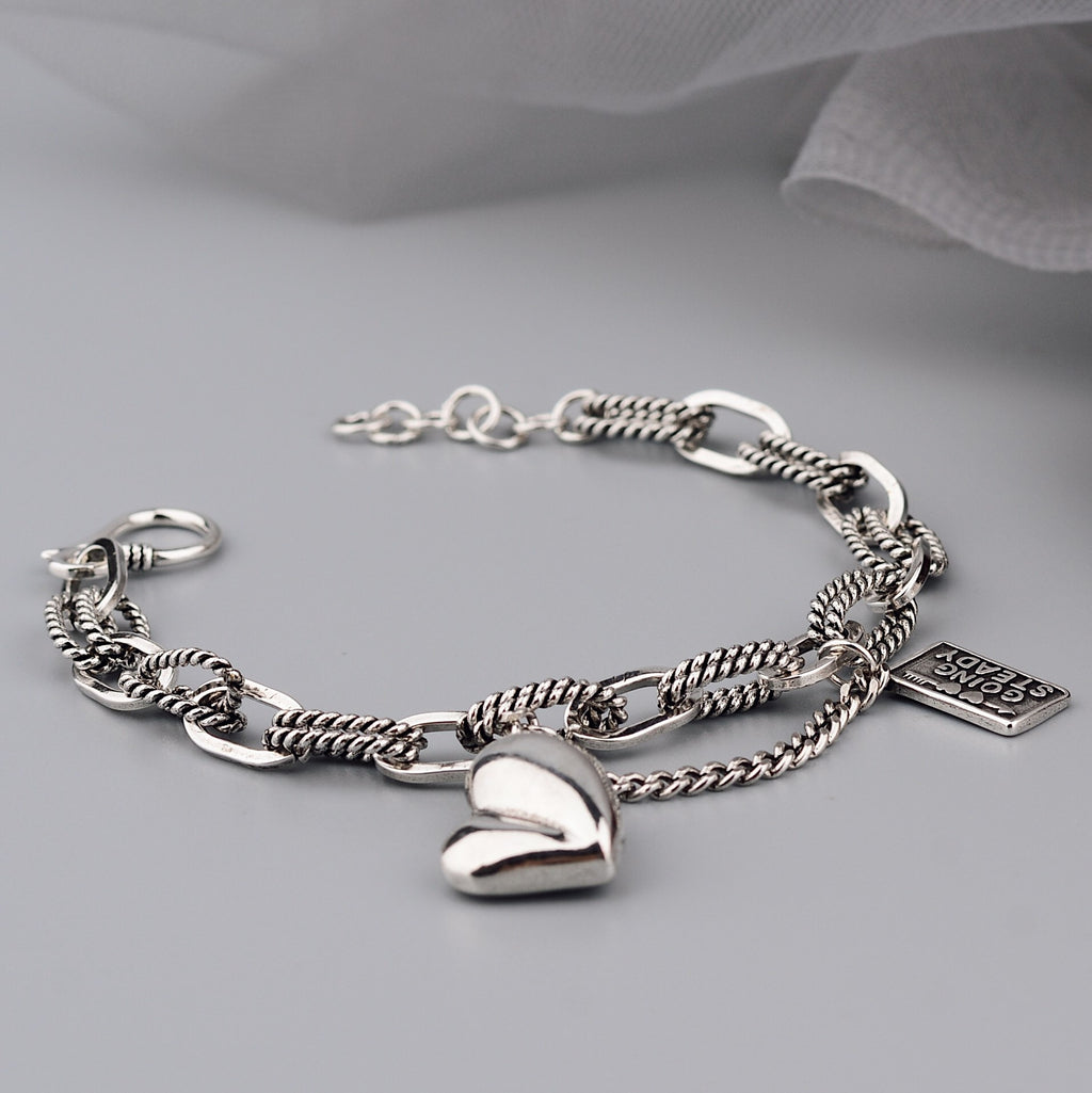 Byloh Asymmetric Love Heart Pendant - Byloh