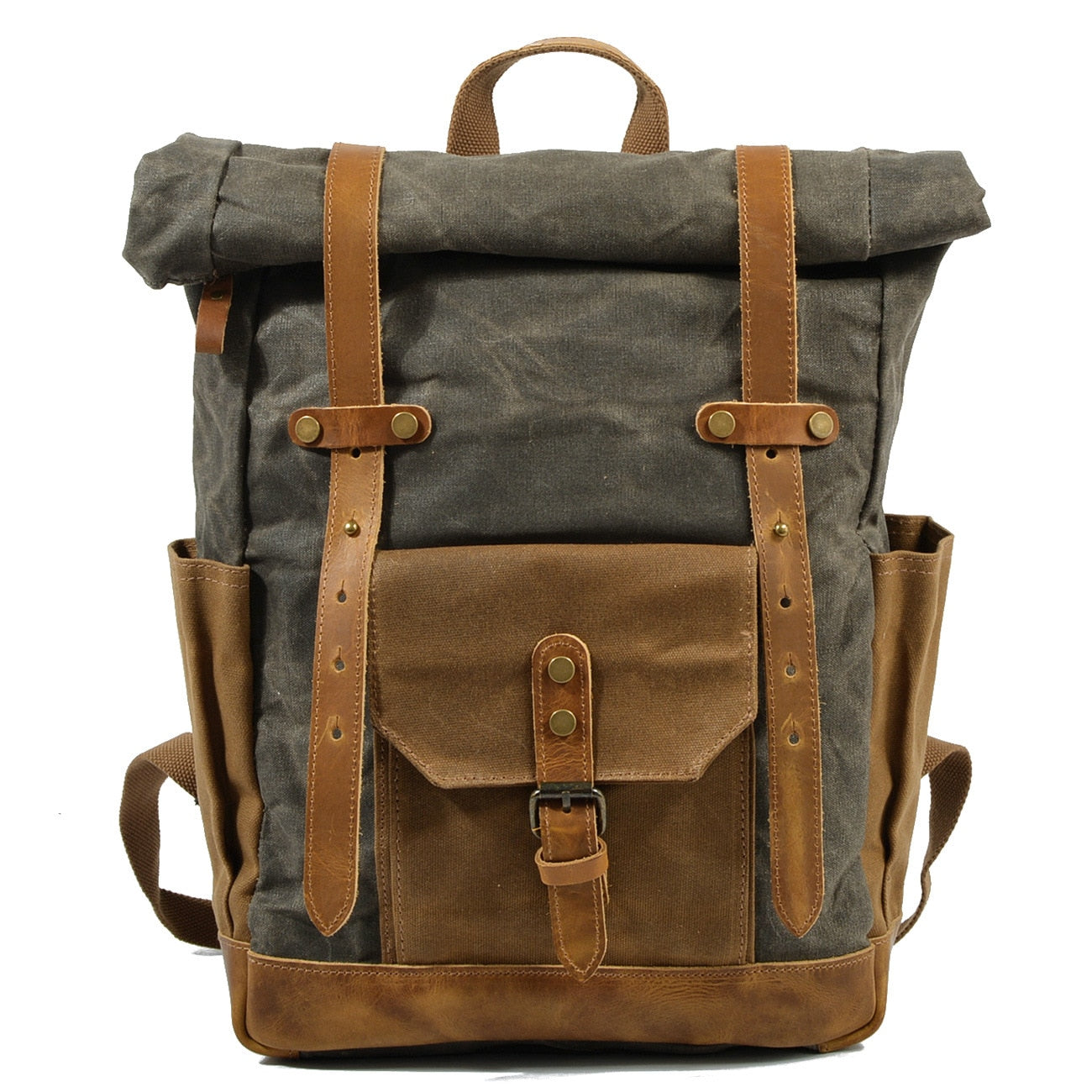 Byloh Canvas Leather Travel Backpack - Byloh