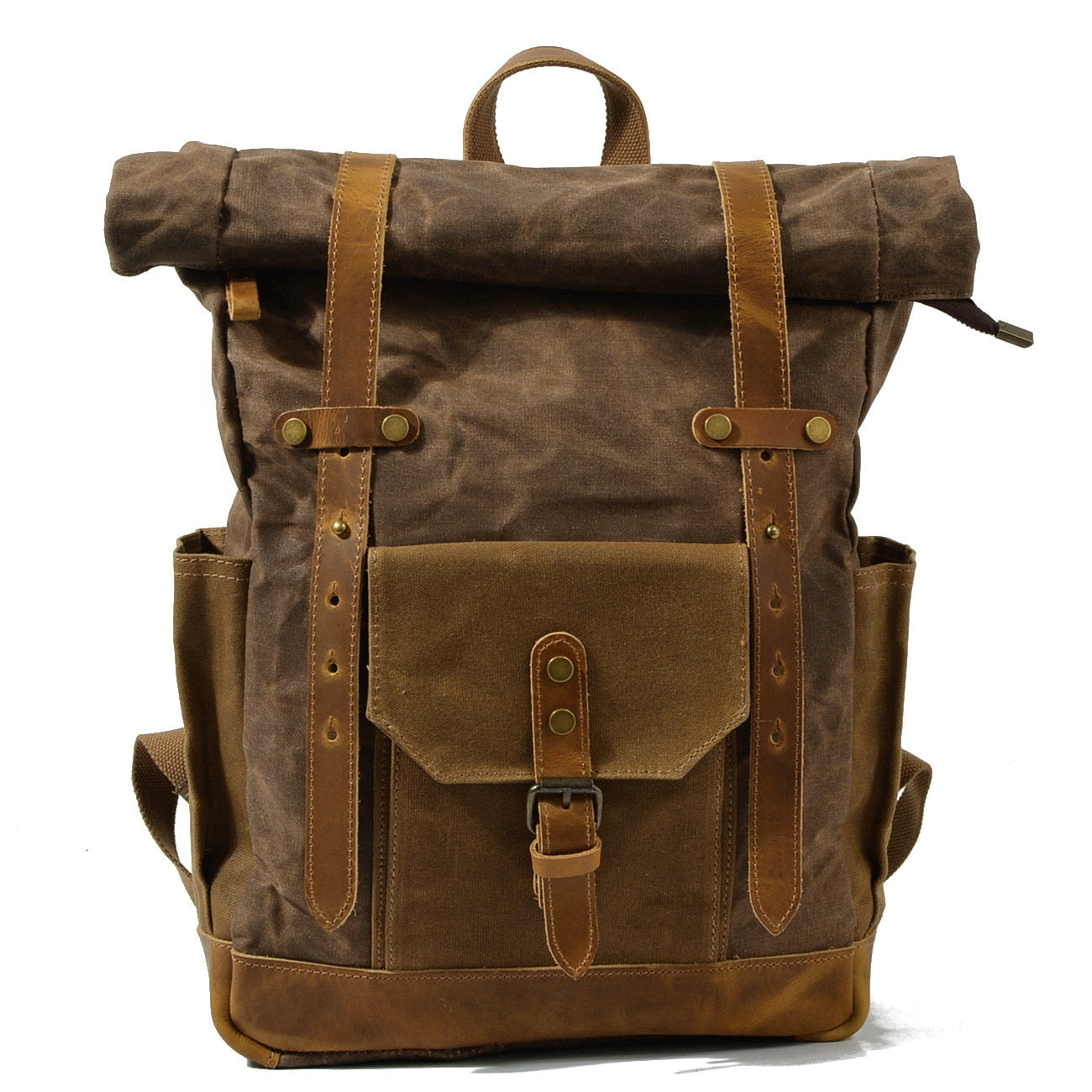 Byloh Canvas Leather Travel Backpack - Byloh