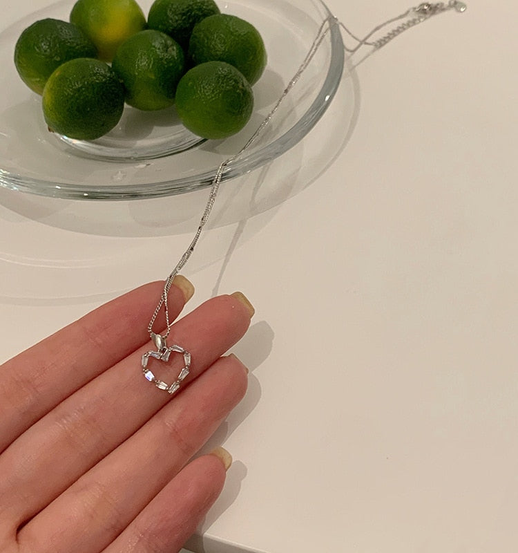 Color Love Heart Pendant - Byloh