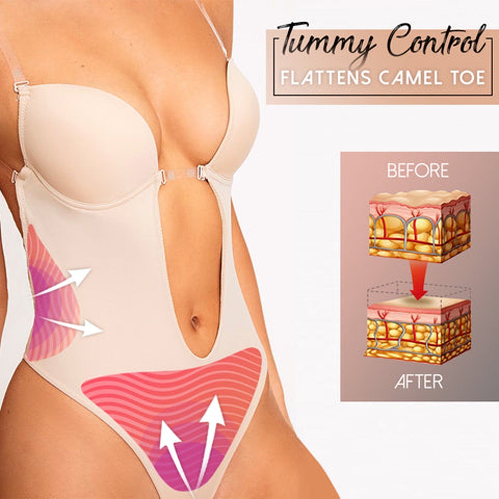 Backless Bra Body Shaper - Byloh
