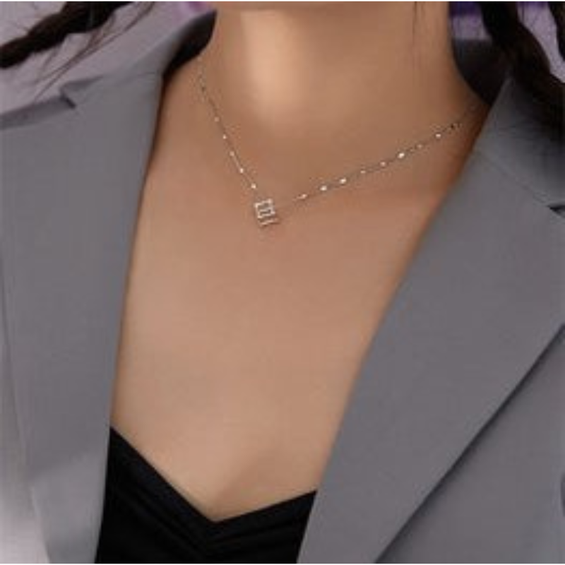 Classic Geometric Cube Pendant - Byloh