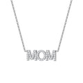 Gold Mom Rhinestone Necklace