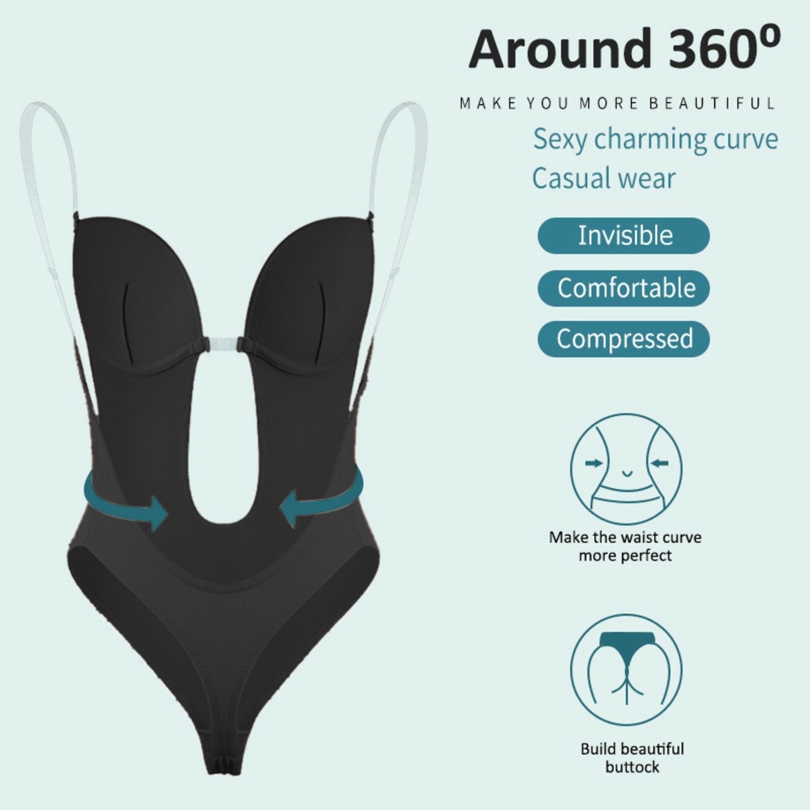 Backless Bra Body Shaper - Byloh