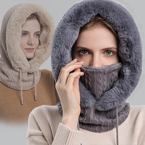 Warm Knitted Windbreaker Hat - Byloh