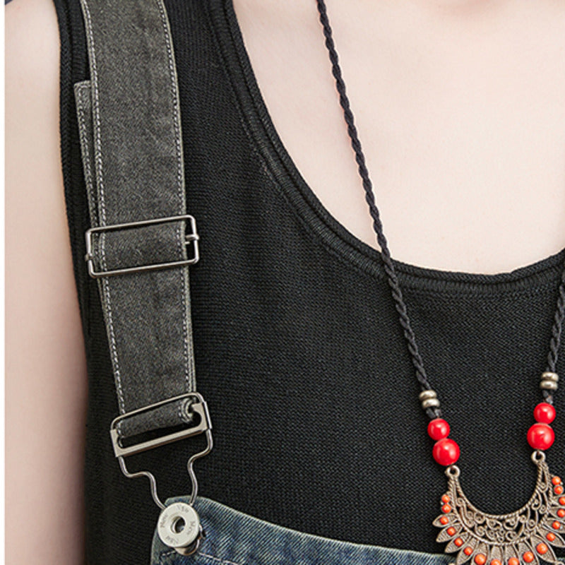 Spring Summer Big Pockets Jumpsuit - Byloh