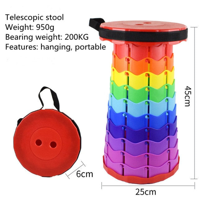 Retractable Folding Stool - Byloh