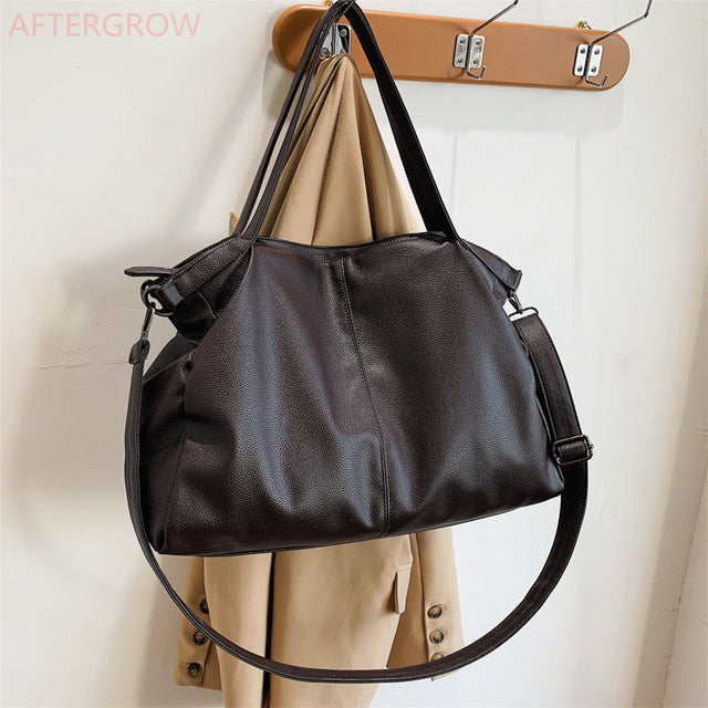 Soft Leather Shoulder Bag - Byloh