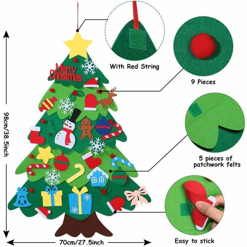 DIY Felt Christmas Tree - Byloh