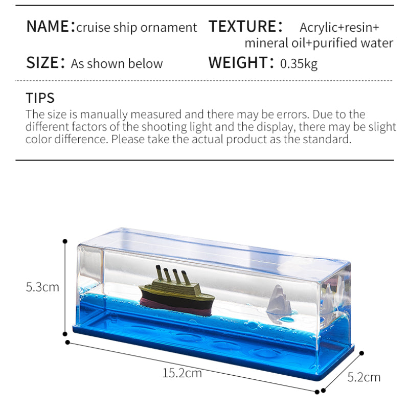 Cruise Ship Fluid Drift Bottle - Byloh