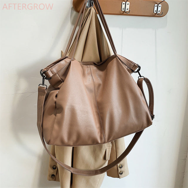 Soft Leather Shoulder Bag - Byloh
