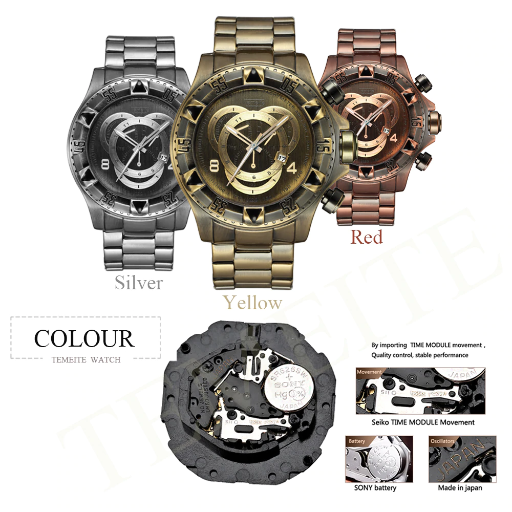 Quartz Clock Vintage Watch - Byloh