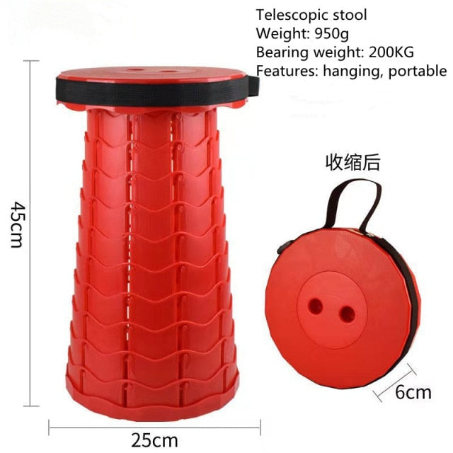 Retractable Folding Stool - Byloh