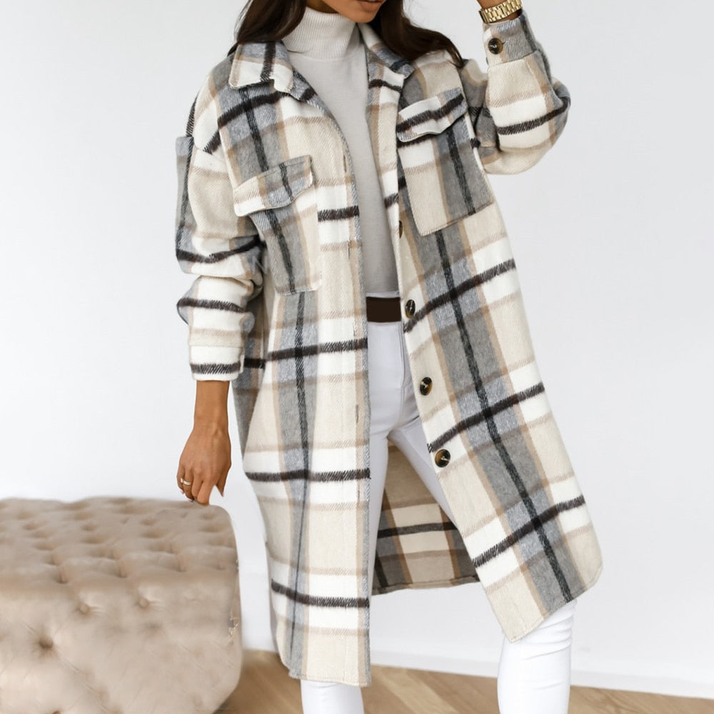 Casual Checked Jacket - Byloh