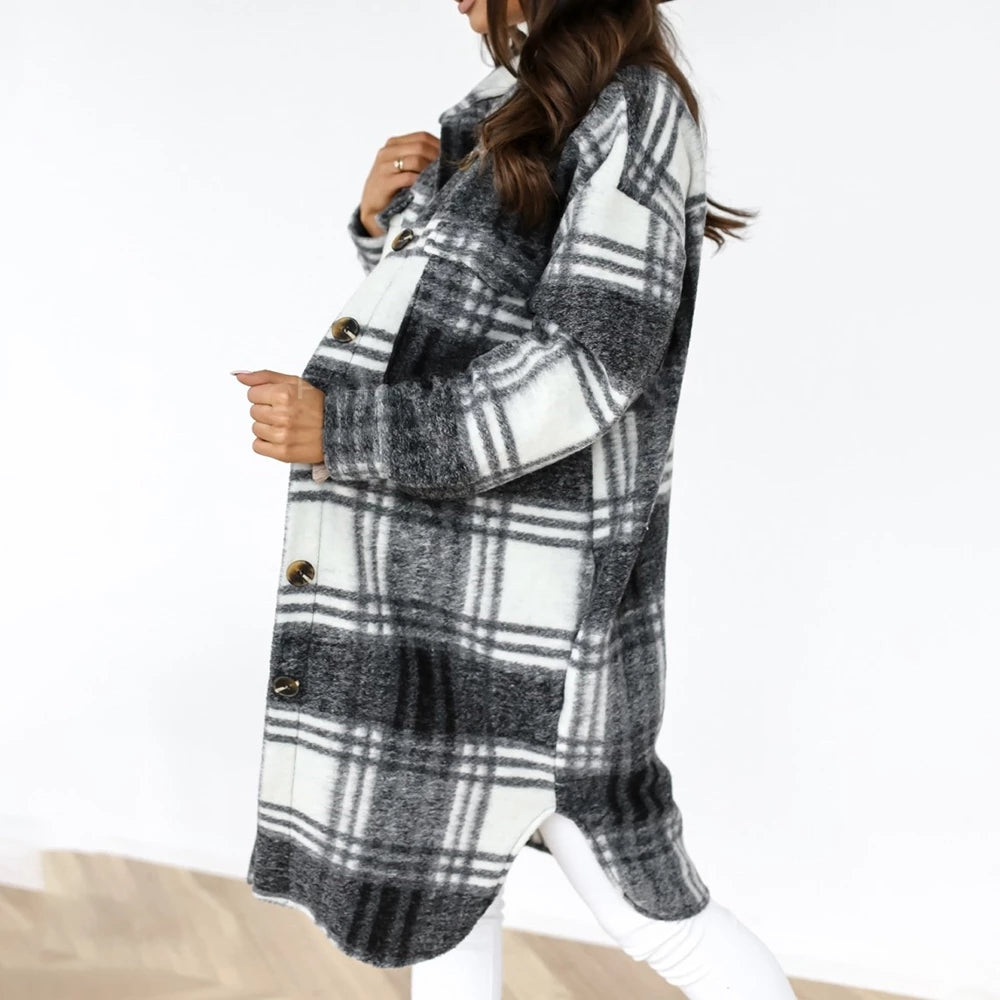 Casual Checked Jacket - Byloh